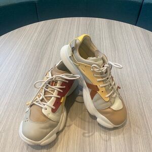 Camper Multicolor Sneakers - Red, Yellow, Tan